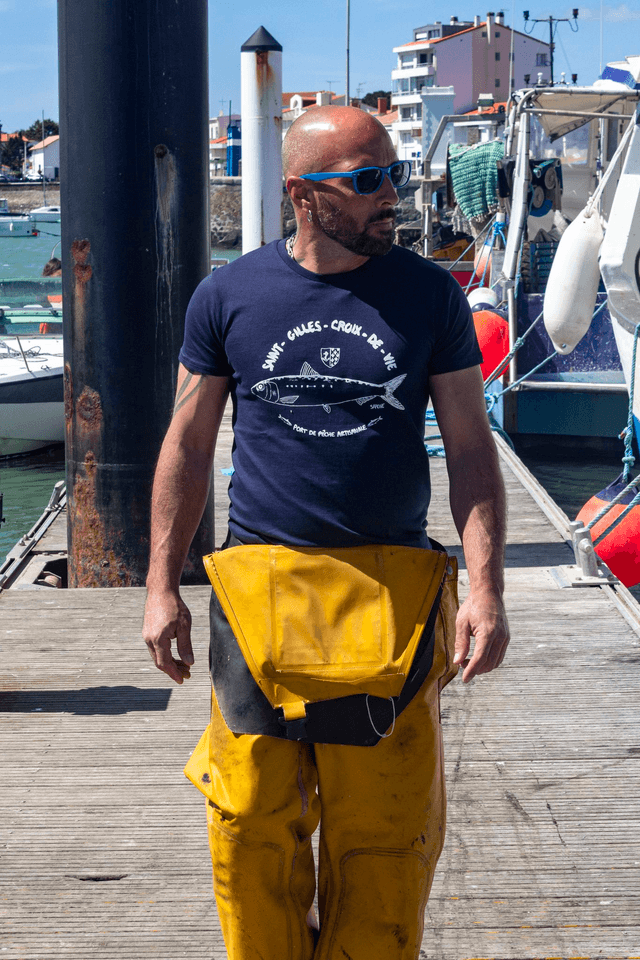 T-shirt sérigraphié Sardine UNISEXE 