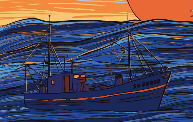 Print CRÉPUSCULE 30x40