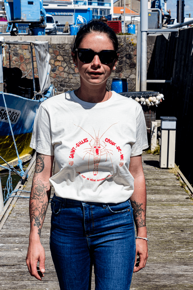 T-shirt sérigraphié Crevette UNISEXE