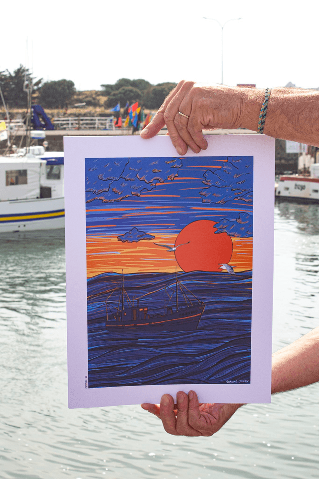 Print CRÉPUSCULE 30x40
